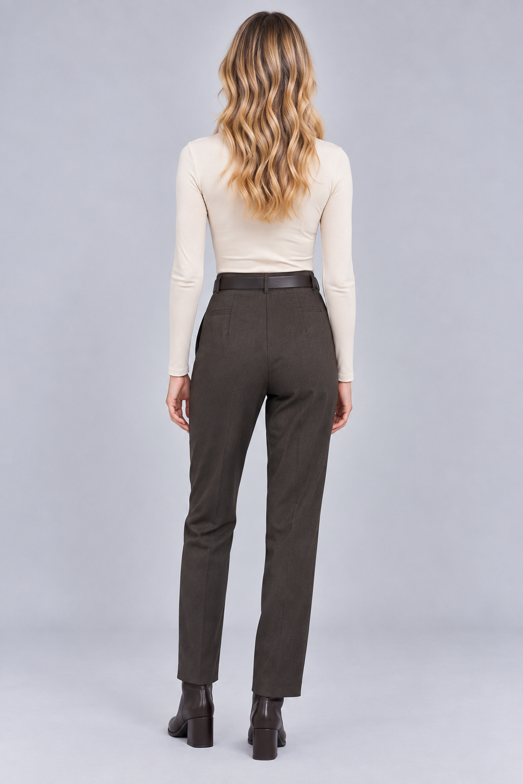 Kadın Dar Paça Pantolon 27K12370-12 - Görsel 3